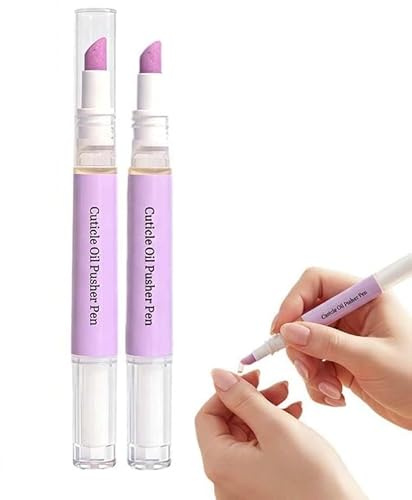 3-in-1 Nagelpflegestift, Nagelhautentferner Stifts mit Keramikspitze | Nagelöl Stift Cuticle Oil Pen, Nagelpflege Nagelhautentferner Stift Nagelhautöl für Nagelhaut die Reparatur Rissigen