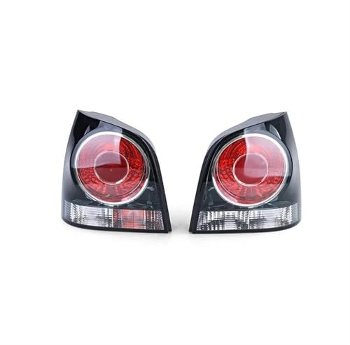 Evvok Rücklicht Für VW Für Polo 9N 9N3 Für Fließheck Hinten Lampe Bremse Stop Rücklicht Links Rechts Ohne Birne(Left and Right)
