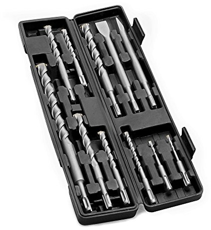 TROTEC SDS-plus Bohrer- und Meißel-Set passend für Bohrhammer (11-teilig)