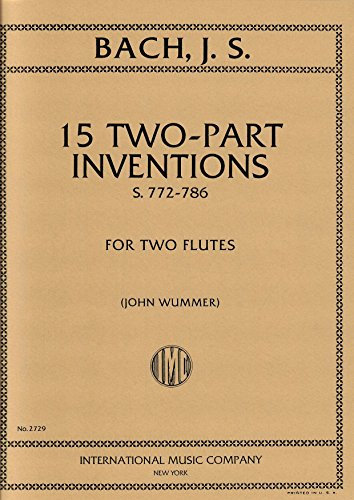 Invenzioni A 2 Voci (15) (Wummer) - 2 Flûtes Traversières - BOOK