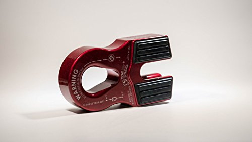 Factor 55 Flat SPLICER 3/8-1/2 Synthetic Rope Splice-ON Shackle Mount - RED