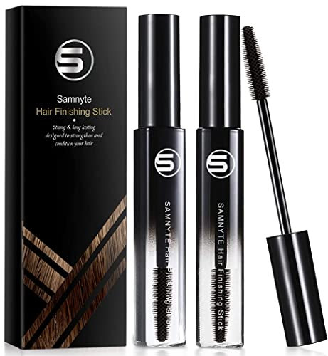 Babyhaare mascara,2 stück × 18ml Hair Finishing Stick, babyhaare bändigen, nicht fettiges Shaping-Gel-Creme-Haar-Wax-Stick zur Befestigung von Haarstyling Produkte Haarpflege-Styling