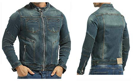 Giacca In Denim Con Equipaggiamento Protettivo Giacca Da Moto Da Uomo La Rete Di Ventilazione 3D Viene Utilizzata Per Lo Strato Esterno E Il Rivestimento Interno Equipaggiamento Protettivo Rimovibile
