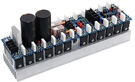 JINGERL AUDIO V242 Alta potencia Profesional Etapa HiFi Amplificador Estéreo 1200WX2 Tta1943 ttc5200 Clase AB AMP Cine en casa Bricolaje