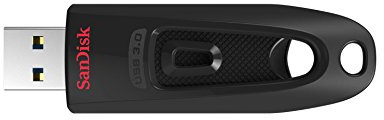 SanDisk, Memoria Flash USB 3.0, Velocidad de Lectura de hasta 130 MB/s, Negro, Pack de 10, 128 GB