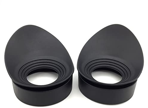 ZTBH Mikroskop-Zubehör-Kit EIN Paar Ferngläser Augenbecher Durchmesser 40 mm for Mikroskope Okular-Teleskope-Eyecups Mikroskopische Objektträger