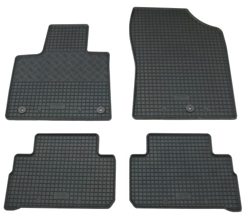 AD Tuning RI905328 Gummifußmatten Set, 4-teilig, Gummi Fußmatten