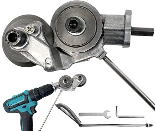 Metallknabber-Bohraufsatz, elektrische Bohrschere, elektrischer Bohrplattenschneider-Aufsatz, sicherer und langlebiger Metallschneider-Blechbohraufsatz für das Metallschneiden (spezielles Modell)
