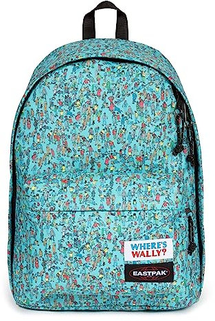 EASTPAK Mochila Where is Wally X Modelo Out Of Office Color Wally Pattern Blue, azul, 44 x 29.5 x 22