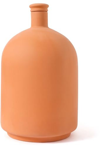 Grand Pot de Fleurs en Terre Cuite à arrosage Automatique - Système d'irrigation Simple pour Plantes d'intérieur/extérieur - 3,3 l