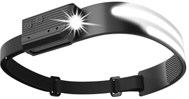 TUULKIT HeadTorch - LED Head Torch - USB Rechargeable Headlamp - LED Headlight - Motion Sensor Headtorch - Head Torches Headlamp for Running, Camping, Hiking, Fishing, Hunting, Climbing
