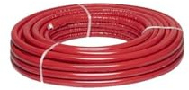 Tubo multistrato isolato rivestito pert al pert riscaldamento mt 50 rosso (26 x 3)