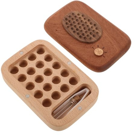 Vaguelly Holz Aufbewahrungsbox Für Milchzähne Und Haarlocken Kreative Erinnerungsbox Für Junge Mädchen Langlebig Handgefertigt Sicher Und Platzsparend Für Kinderzimmer Zur Aufbewahrung