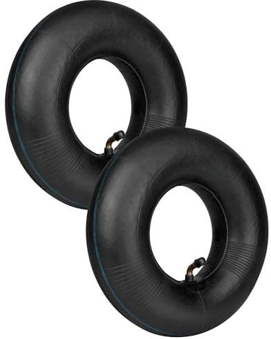 2 Stück Schlauch Reifen 3.00-4 für Sackkarrenrad Reifen 260x85 mm, Ersatzreifen 3.00-4 Zoll Schubkarren Schlauch mit TR87 Winkelventil, Innenschlauch Luftreifen Gummischlauch Sackkarrenschlauch