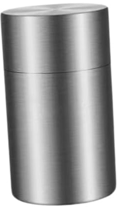 Gcljlmy Latas de té, bidones para almacenar té suelto, acero inoxidable, dulces, especias, bidones de cocina, nueces, bidón de café multiusos de doble capa (L)