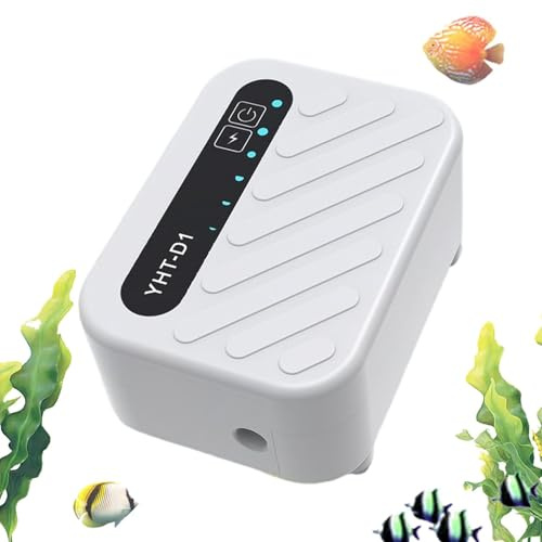 Bomba de Aire para Acuario Pequeño Burbujador Recargable Por USB