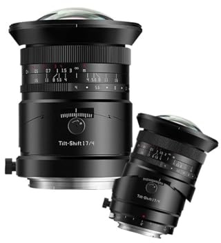 camera lens, Obiettivo grandangolare full frame Tilt-Shift 17mm F4, compatibile con Sony E, compatibile con Nikon Z,parts(G-mount)
