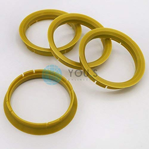 4 x ZENTRIERRING DISTANZRING für ALUFELGEN R20 72,5-66,6 mm Alloytec, ASA, ICW, RH Alurad, Smoor, X-Tra Wheels
