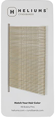 Heliums Épingles à Cheveux de 5 cm - Blond Clair - Assorties à la Couleur des Cheveux, 48 Unités