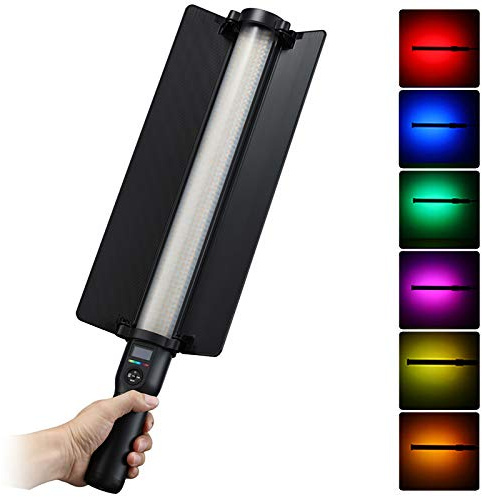 Godox LC500R Handheld RGB LED Video Light Stick, 360 Full-Color | CRI96 TLCI98 LED Photography Light Wand, 2500K-8500K Adjustable RGB Video Light Wand with Music Mode, 14 FX Lighting Effects