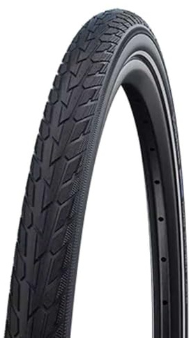 Schwalbe Road Cruiser Fahrradreifen – für Kinder-, Jugend- & Cityräder – erhältlich Größen von 12 bis 28 Zoll – Drahtreifen mit K-Guard Pannenschutz – mit Dynamo-Riffelung