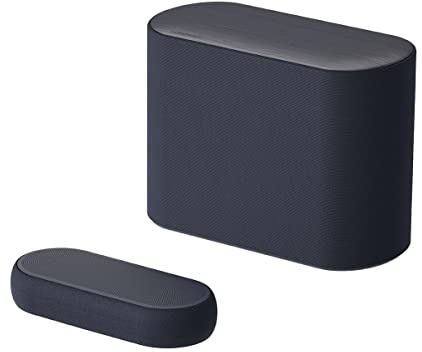 LG QP5 - Barra de Sonido Compacta, 320W de Potencia, 3.1.2 Canales, Sonido Hi-Res Audio, Dolby Atmos, DTS:X y HDMI eARC, Amplia Conectividad, El Sonido Absoluto, Color Negro