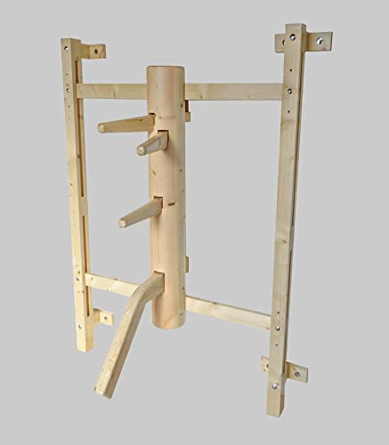 Wing Chun Wooden Dummy mit Säulen (05 natürlich)