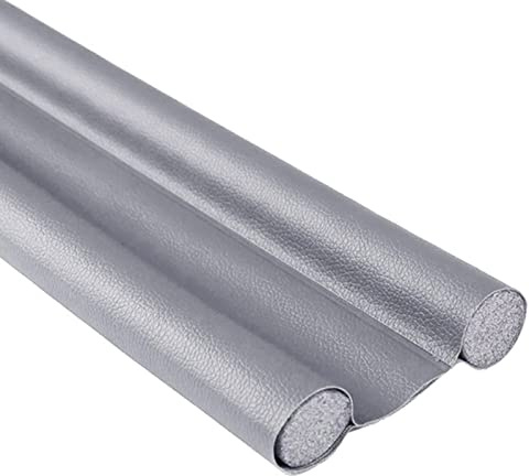 Draft Excluder for Doors,Waterproof Seal Strip Draught Excluder Stopper Door Bottom Wind Sweep Blocker 96cm Grey