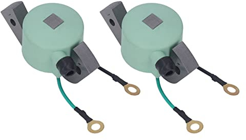 Aramox Engine Ignition Coil Kit, Outboard Ignition Coils 582995, Green Round Motor Ignition Coil Pack, Replacement for JOHNSON Evinrude 20 1951-1972