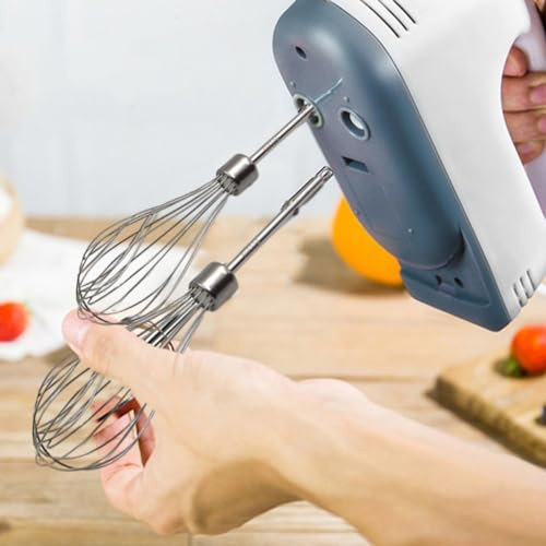 Batidor de mano que sustituye a la pieza, accesorios de batidor turbo de acero inoxidable compatibles con batidoras de mano de playa para claras de huevo, crema, mousse, merengue (12 varillas de