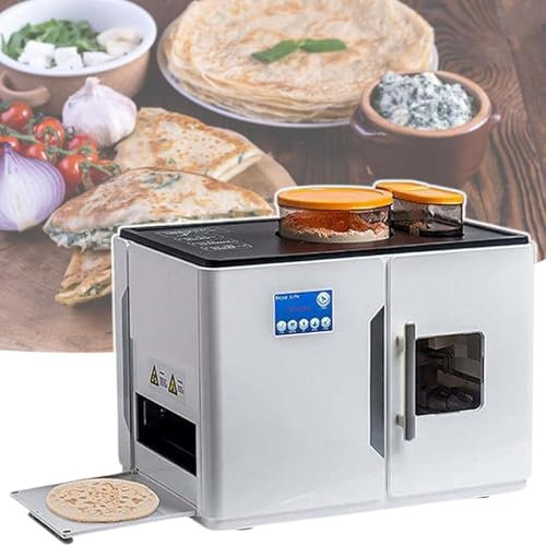 LSBHPPD Electric Pancake Machine Tortilla Press Pancake Machine Flat Bread Machine Pita Machine, Countertop Pancake Machine, One-Click Production of 8 Pieces/Time