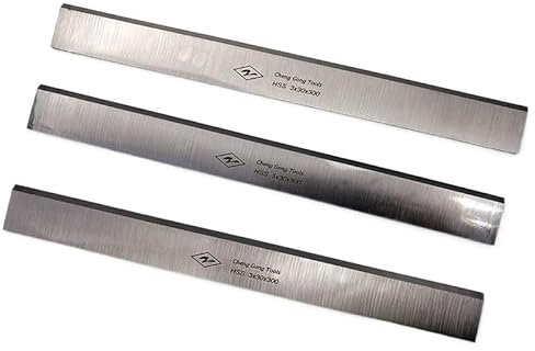 IkErna Cuchillas Cepilladoras para Carpintería Hss, Ancho de 25/30Mm, Longitud de 150-510Mm, Herramientas Cepilladoras para Cortar Madera Dura, Cortador Eléctrico, 3 Uds./Width 30Mm/Length 310Mm