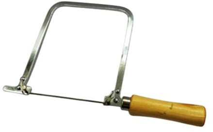 F Fityle Jewelers Saw Frame Coping Saw Wooden Handle Hand Tool U Shaped Saw Frame Cutting Tool for Jewelry Making, Wood Metal Carving