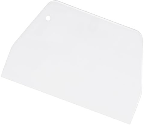 Garneck Dough Scraper Large Made of Plastic, Pack of 2, Ideal for Baking Cakes and Pizzas, Perfect Dough Card for Precise Work in the Kitchen