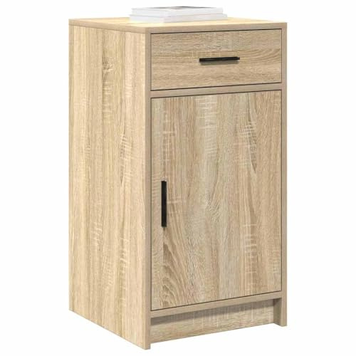 vidaXL Vitrina Roble Sonoma 40 x 40.5 x 75 cm Madera de ingeniería | Diseño elegante y práctico, Perfecto para lugares pequeños, Construcción sólida de tablero de partículas