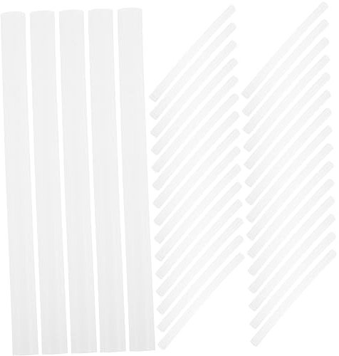 Heißklebestifte， 100Pcs Glow The Dark Hot Melt Glue Sticks 7mm High Adhesion Adhesive for DIY Crafts for Arts and Crafts Projects Easy to Use Heat Melting Glue Sticks