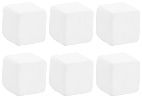 TOYANDONA 6pcs Turtle Reptile Calcium Blocks for Tortoise Tank with Mineral, Natural Turtle Molar Calcium Stones for Aquarium Substrate and Reptile Health