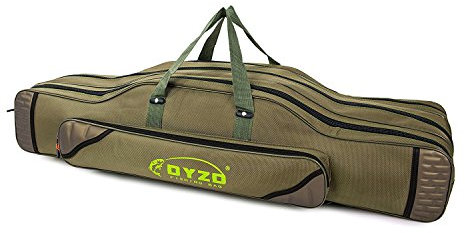 Sport Tent-Allround Rutentasche Rutenfutteral Angeltasche Angelkoffer 2-4 Fächer Verschiedene Längen 90cm, 3 Kammer