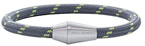 PAUL HEWITT Segeltau Armband Conic mit robustem Magnetverschluss in Bojenform aus gebürstetem Edelstahl in Silber