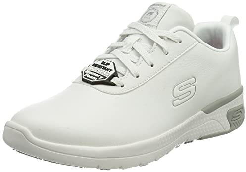 Skechers Marsing Gmina, Zapatillas Mujer, White, 37 EU
