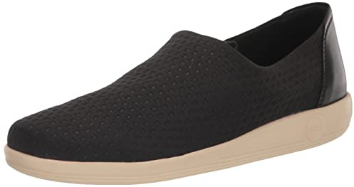 ECCO Women's Soft 2.0 Slip-On, Black, 6 UK
