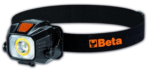 BETA 1836AW - Lampada da testa a led con ricarica wireless conic