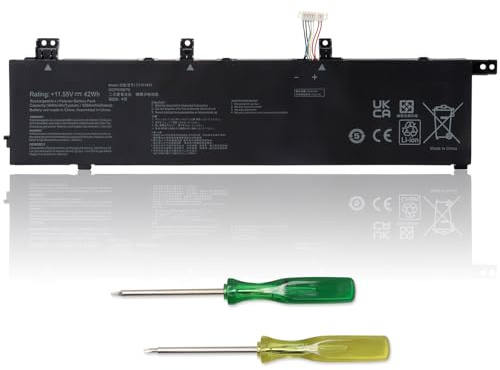 OPAHUTER C31N1843 S532FA-DH55 Laptop Battery for ASUS Vivobook S15 S532FA S532FL X432FA X432FL X432FLC X532FL X532FLC X532FA S432FA-EB008T Series VivoBook S14 S432FA S432FL 11.55V 42Wh