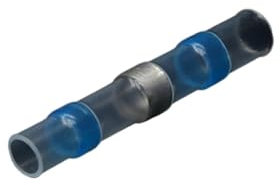 Wasserdichter, mit Lötzinn versiegelter, wärmeschrumpfender Stoßdrahtverbinder, Kabelverbinder, elektrischer Anschluss, isolierter Drahtverbinderanschluss (Color : Blue, Size : 5PCS)