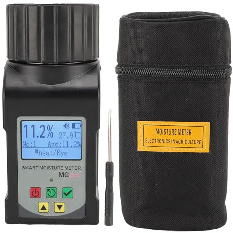 Tester per l'umidità del caffè ABS Mini Tazza Portatile Misuratore di umidità per Cereali Tester di umidità per Cereali per caffè Cacao Riso Grano 25