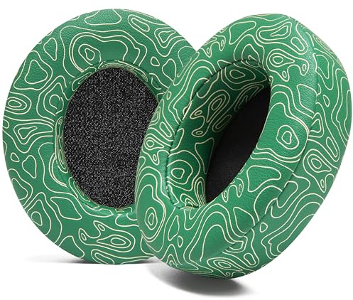 WC PadZ Studio 2 & 3 - Ear Pads for Beats Studio 2, 3 Wired & Wireless | Made by Wicked Cushions | Does NOT Fit Beats Solo (B0501, B0500) PU Leather, Enhanced Foam & Stronger Adhesive | Emerald Tide