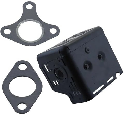 LALAL Conjunto de silenciador de escape 18310-ZE2-W61 con junta de tubo de escape for motores de lavadora eléctrica Honda 11HP 13HP GX340 GX390