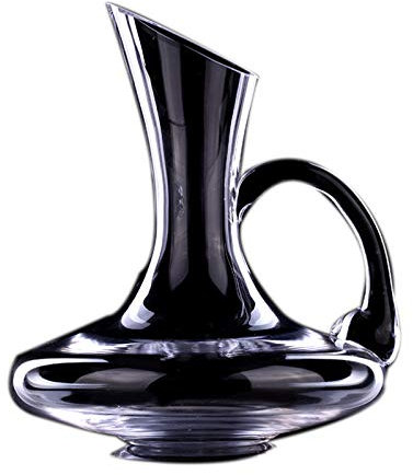 SDFGBNJK Wine Carafe, Mouth Blown Lead Free Crystal Glass Wine Carafe Wine Decanter Red Carafe Wine Deck Animals Gifts Accessories,Clear