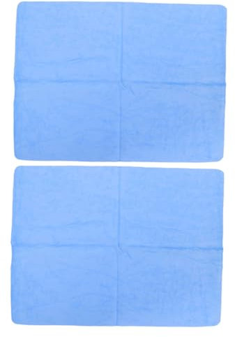 PartyKindom 2 Stück Autohandtuch Waschlappen Handtücher Brillenputztuch Autoputztuch Glastücher Für Autoscheiben Autoreinigungszubehör Fensterputztuch Wildlederimitat Himmelblau