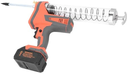 Kit de Pistola de Grasa, 100-240V 12000PSI GRASE ELÉCTRICA Gun 20000 RPM Alta Eficiencia para Excavadoras (Enchufe de la UE)